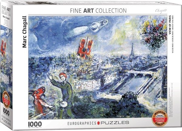 Eurographics (6000-0850) - Marc Chagall: "Le Bouquet de Paris" - 1000 pezzi
