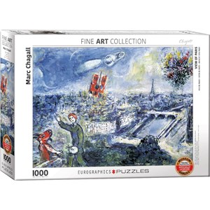 Eurographics (6000-0850) - Marc Chagall: "Le Bouquet de Paris" - 1000 pezzi