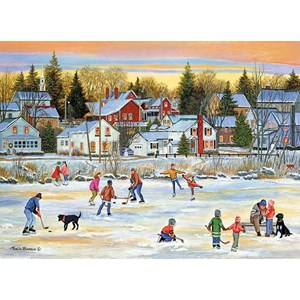 Eurographics (6000-5439) - Patricia Bourque: "Evening Skating" - 1000 pezzi