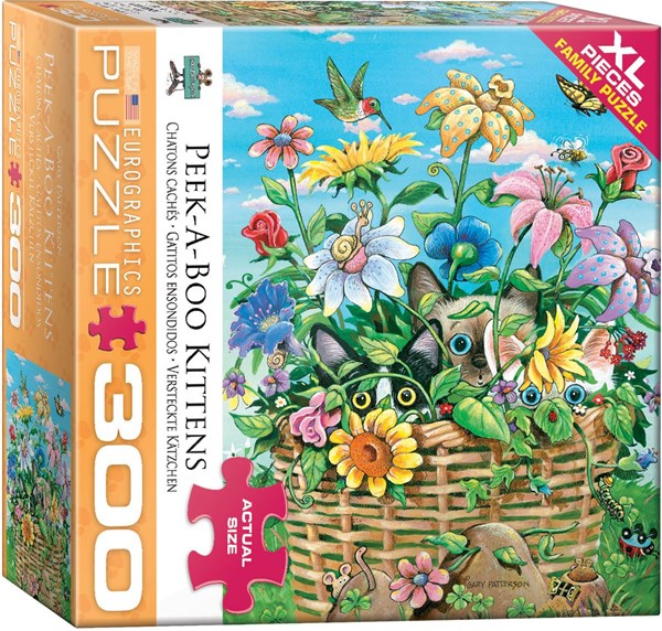 Eurographics (8300-5368) - Gary Patterson: "Peek-a-Boo Kittens" - 300 pezzi