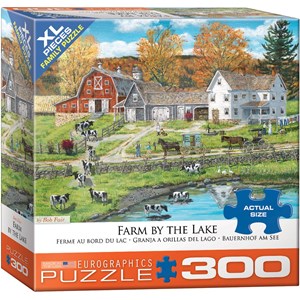 Eurographics (8300-5382) - Bob Fair: "Farm by the Lake" - 300 pezzi