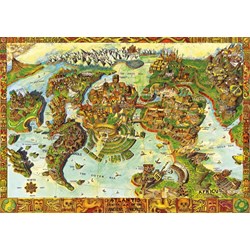 Bluebird Puzzle (70317) - "Atlantis Center of the Ancient World" - 1000 pezzi