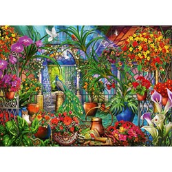 Bluebird Puzzle (70258) - Ciro Marchetti: "Tropical Green House" - 6000 pezzi