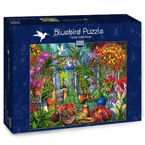 Bluebird Puzzle (70258) - Ciro Marchetti: "Tropical Green House" - 6000 pezzi