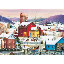 Cobble Hill (80007) - Mary Ann Vessey: "Winter Neighbors" - 1000 pezzi