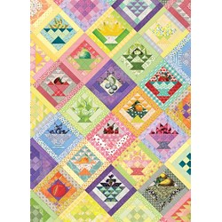 Cobble Hill (80267) - "Fruit Basket Quilt" - 1000 pezzi