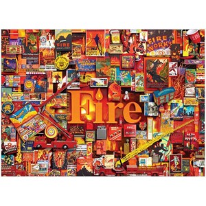 Cobble Hill (80173) - Shelley Davies: "Fire" - 1000 pezzi