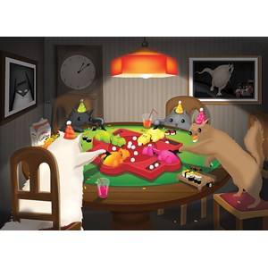 Cobble Hill (80205) - Matthew Inman: "Cats Playing Hippos" - 1000 pezzi