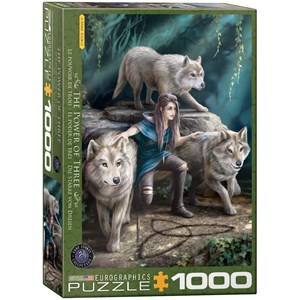 Eurographics (6000-5476) - Anne Stokes: "The Power of Three" - 1000 pezzi