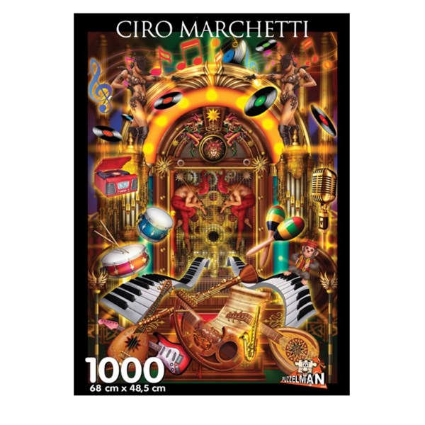 PuzzelMan (869) - Ciro Marchetti: "Juke Box" - 1000 pezzi