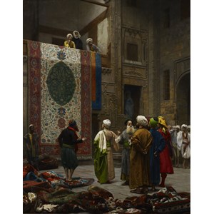 D-Toys (72726) - Jean-Leon Gerome: "Carpet Merchant in Cairo, 1887" - 1000 pezzi