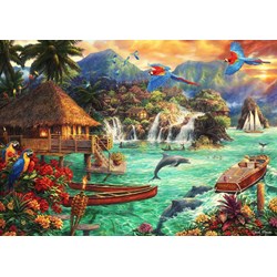 Bluebird Puzzle (70052) - Chuck Pinson: "Island Life" - 2000 pezzi