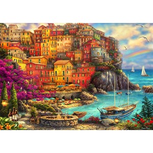 Grafika (02901) - Chuck Pinson: "A Beautiful Day at Cinque Terre" - 1000 pezzi