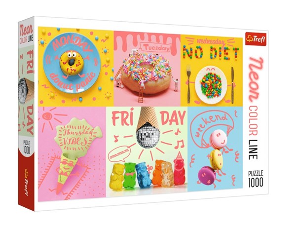 Trefl (10580) - "Sweet Week" - 1000 pezzi