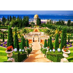 Bluebird Puzzle (70265) - Adrian Chesterman: "Bahá'í gardens" - 1000 pezzi