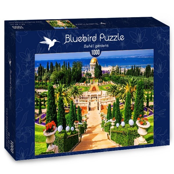 Bluebird Puzzle (70265) - Adrian Chesterman: "Bahá'í gardens" - 1000 pezzi