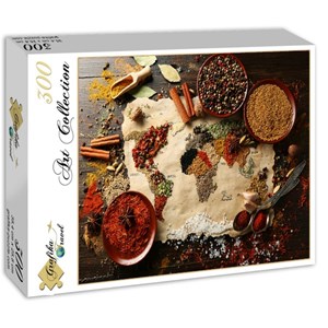 Grafika (00985) - "World map in Spices" - 300 pezzi