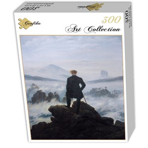 Grafika (01719) - Caspar David Friedrich: "Wanderer above the sea of fog, 1818" - 300 pezzi