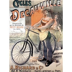 Grafika (00610) - "Vélos Decauville, 1892" - 2000 pezzi