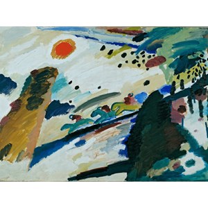 Grafika (00628) - Vassily Kandinsky: "Romantic Landscape, 1911" - 2000 pezzi