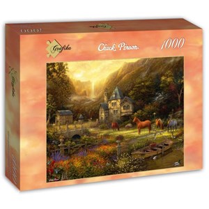 Grafika (t-00821) - Chuck Pinson: "The Golden Valley" - 1000 pezzi