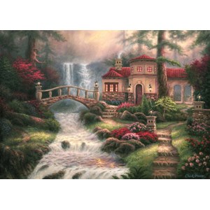 Grafika (t-00793) - Chuck Pinson: "Sierra River Falls" - 1000 pezzi