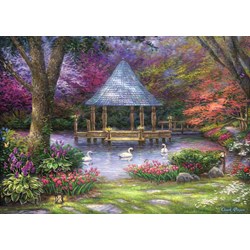 Grafika (t-00814) - Chuck Pinson: "Swan Pond" - 500 pezzi