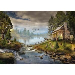 Grafika (t-00874) - "The Fisherman's Cabin" - 500 pezzi