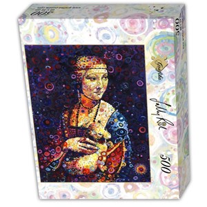 Grafika (t-00890) - Leonardo Da Vinci, Sally Rich: "Lady with an Ermine" - 500 pezzi