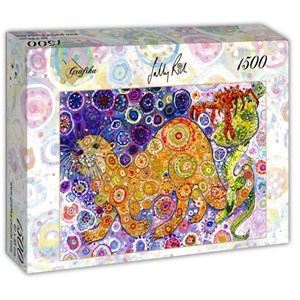 Grafika (t-00900) - Sally Rich: "Otters Catch" - 1500 pezzi