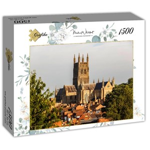 Grafika (t-00936) - "Worcester Cathedral viewed from Fort Royal Park" - 1500 pezzi