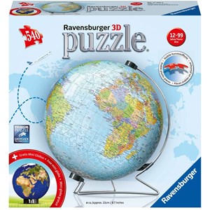 Ravensburger (11159) - "Globe (in German)" - 540 pezzi