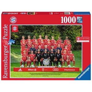 Ravensburger (19896) - "FC Bayern '17/18 J.H." - 1000 pezzi