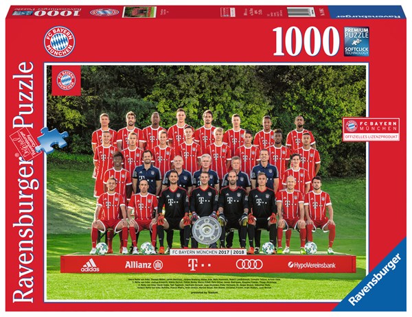 Ravensburger (19896) - "FC Bayern '17/18 J.H." - 1000 pezzi