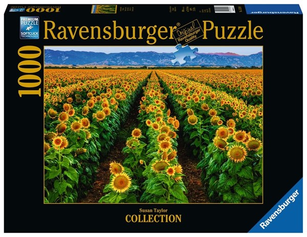 Ravensburger (15288) - Susan Taylor: "Field of Sunflowers" - 1000 pezzi