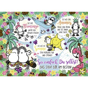 Ravensburger (14830) - "Sheepworld, Just be yourself!" - 500 pezzi