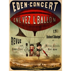 Grafika (00612) - "Affiche pour Eden-concert, 1884" - 2000 pezzi