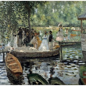 Grafika (00745) - Pierre-Auguste Renoir: "La Grenouillère, 1869" - 1500 pezzi