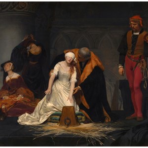 Grafika (00752) - Paul Delaroche: "The Execution of Lady Jane Grey, 1833" - 1500 pezzi