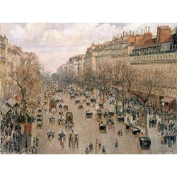 Grafika (00512) - Camille Pissarro: "Boulevard Montmartre, 1897" - 2000 pezzi