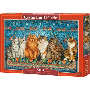 Castorland (B-53469) - "Cat Aristocracy" - 500 pezzi