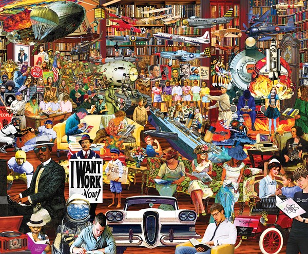 SunsOut (61508) - Neal Taylor: "20th Century History" - 1000 pezzi