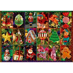 Bluebird Puzzle (70325) - "Festive Ornaments" - 1000 pezzi