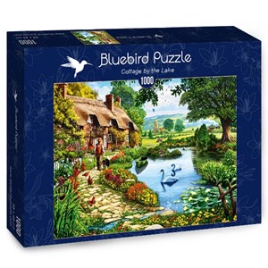 Bluebird Puzzle (70315) - Steve Crisp: "Cottage by the Lake" - 1000 pezzi