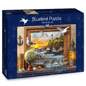 Bluebird Puzzle (70346) - Dominic Davison: "Marine to Life" - 1000 pezzi