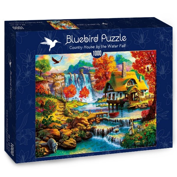 Bluebird Puzzle (70339) - "Country House by the Water Fall" - 1000 pezzi