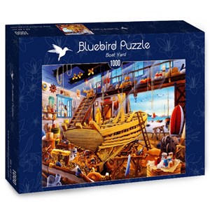 Bluebird Puzzle (70316) - Hiroyuki: "Boat Yard" - 1000 pezzi