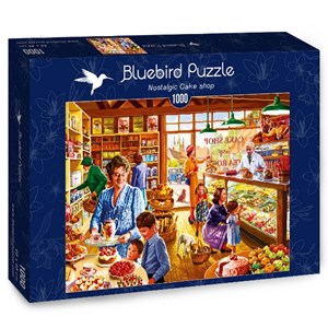Bluebird Puzzle (70326) - Steve Crisp: "Nostalgic Cake shop" - 1000 pezzi