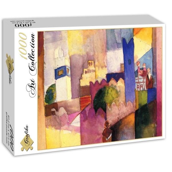 Grafika (00440) - August Macke: "Kairouan (III), 1914" - 1000 pezzi