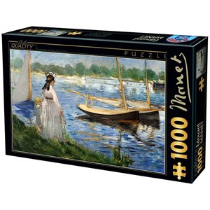 D-Toys (74522) - Edouard Manet: "The-Banks of the Seine at Argenteuil" - 1000 pezzi